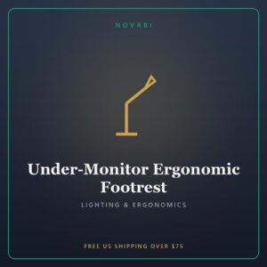 Under-Monitor Ergonomic Footrest