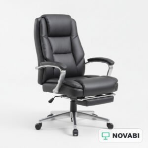 Executive Bonded-Leather Office Chair